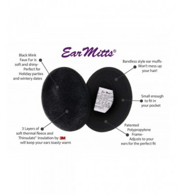 Black Ear Mitts Available Regular