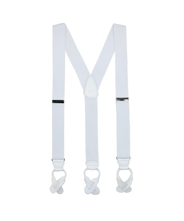 CTM Elastic Button Suspenders Hardware