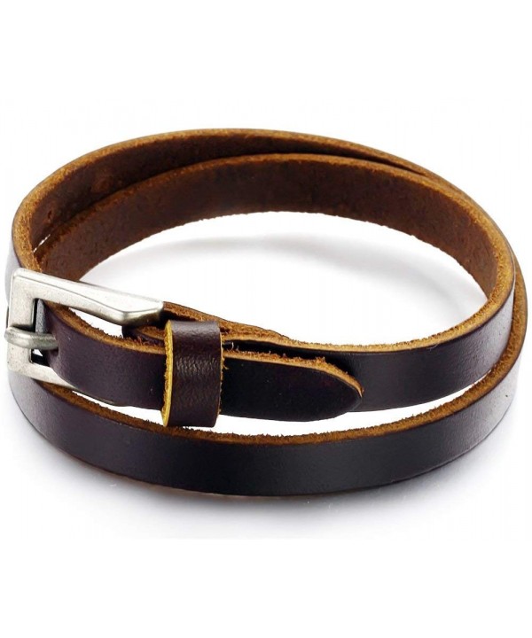JSDY Leather Unique Layers Bracelet