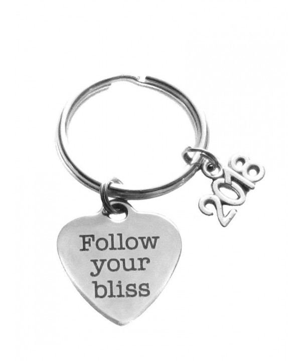 Follow Bliss Keychain Inspirational Graduation