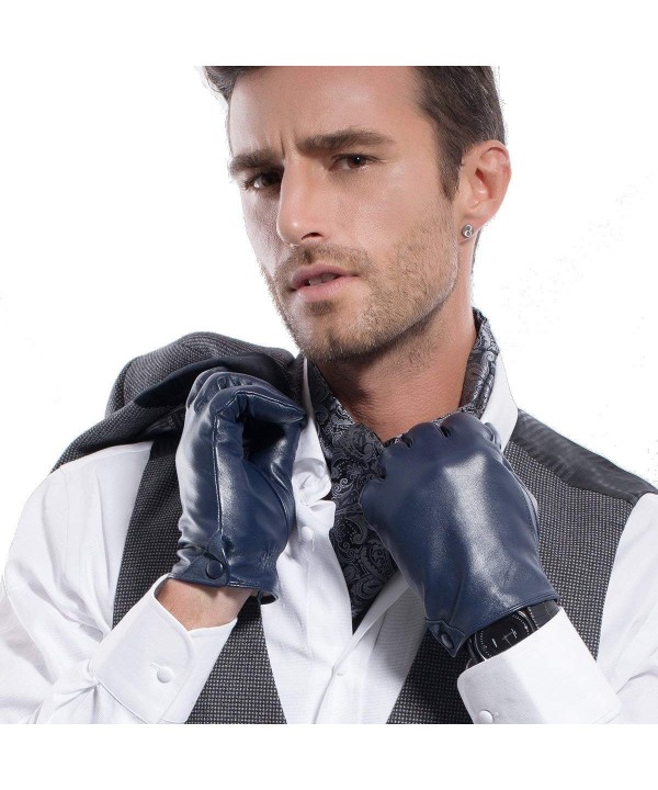 Winter Lambksin Leather Gloves Cashmere