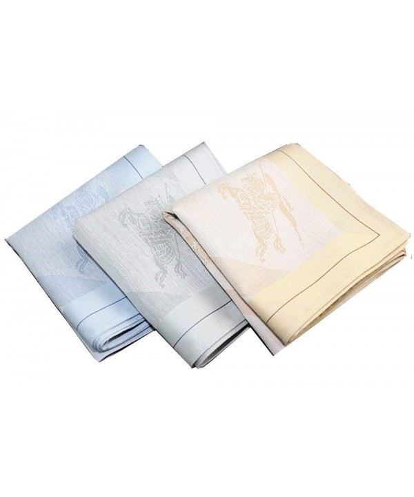 Mens Cotton Luxury Handkerchief Pk3