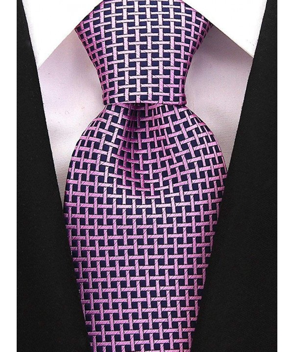 Neckties Scott Allan Purple Geometric