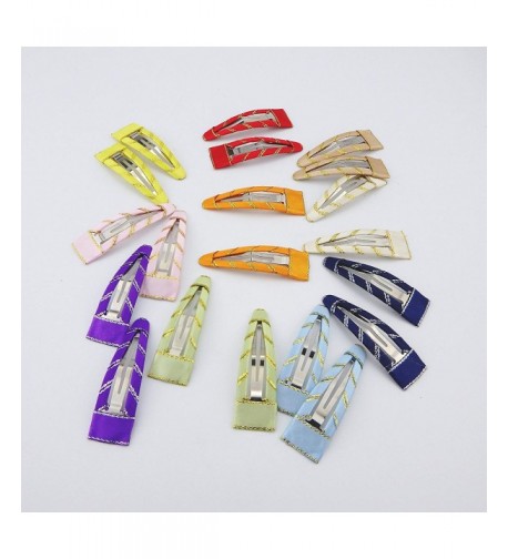 Wrapped Barrettes Clips Toddlers Assorted