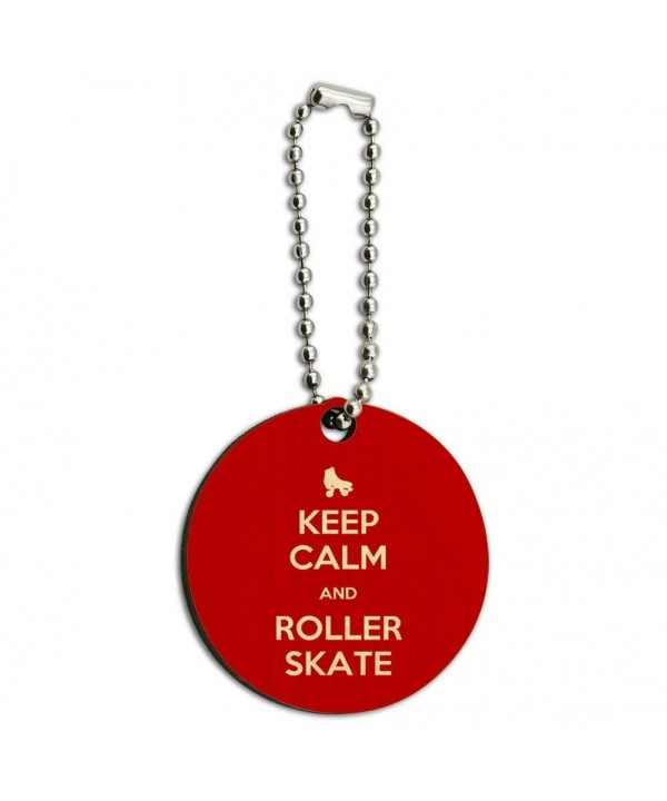 Roller Skate Derby Wooden Round