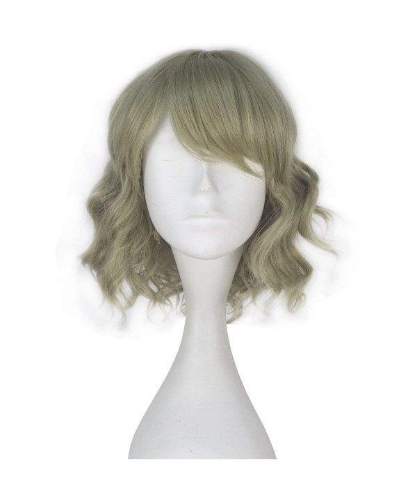 Synthetic Short Curly Cosplay Costume
