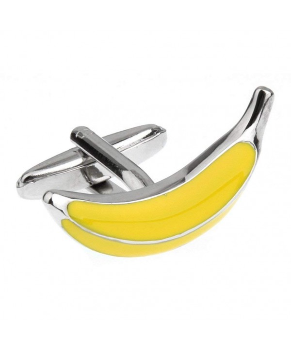 Bananas Cufflinks Banana Fruit Links