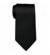 Retreez Solid Plain Microfiber Necktie
