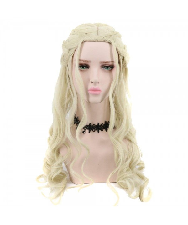 Yuehong Curly Blonde Cosplay Costume