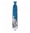 Blue Microfiber Tie Lincoln Necktie