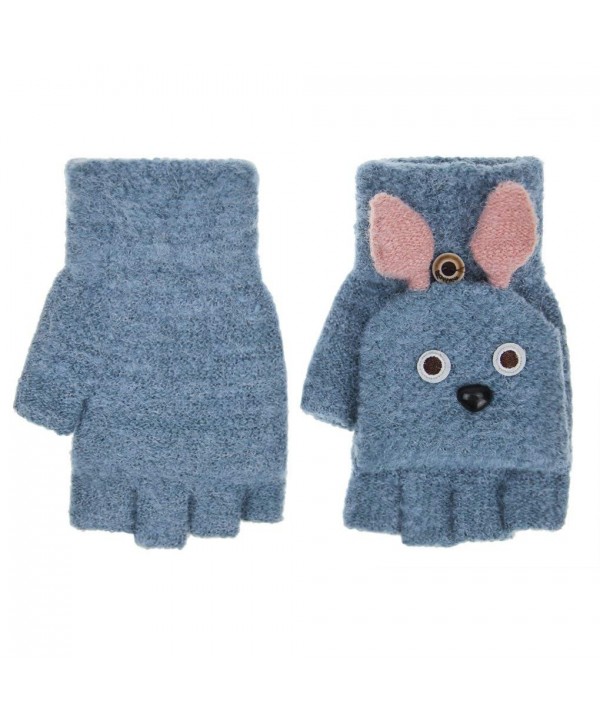 Cartoon Knitted Convertible Stretchy Fingerless
