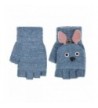 Cartoon Knitted Convertible Stretchy Fingerless