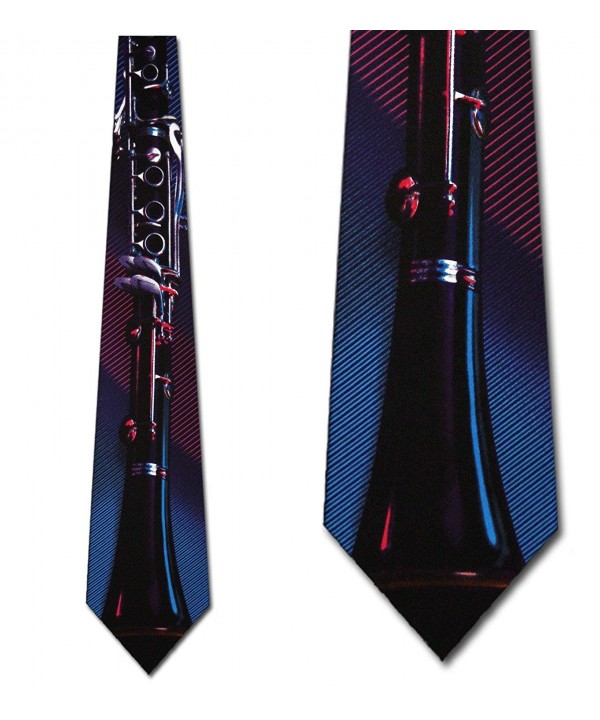 Clarinet Instrument Necktie Three Rooker