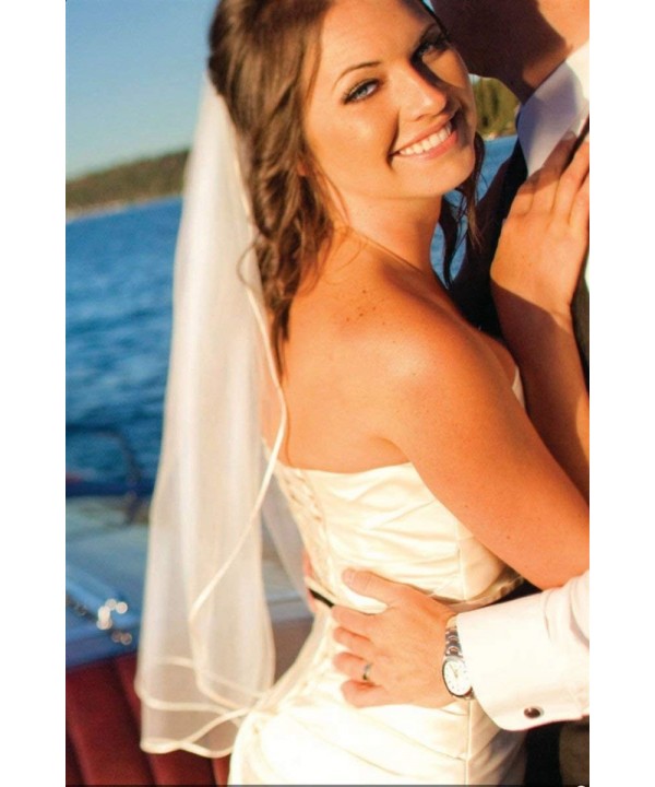Bridal Wedding Shoulder Length Ribbon Bridal Wedding Shoulder Length Ribbon