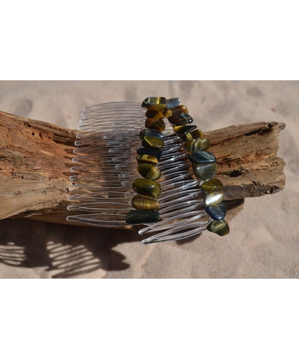 Tigers Stone Hair Combs Quantity