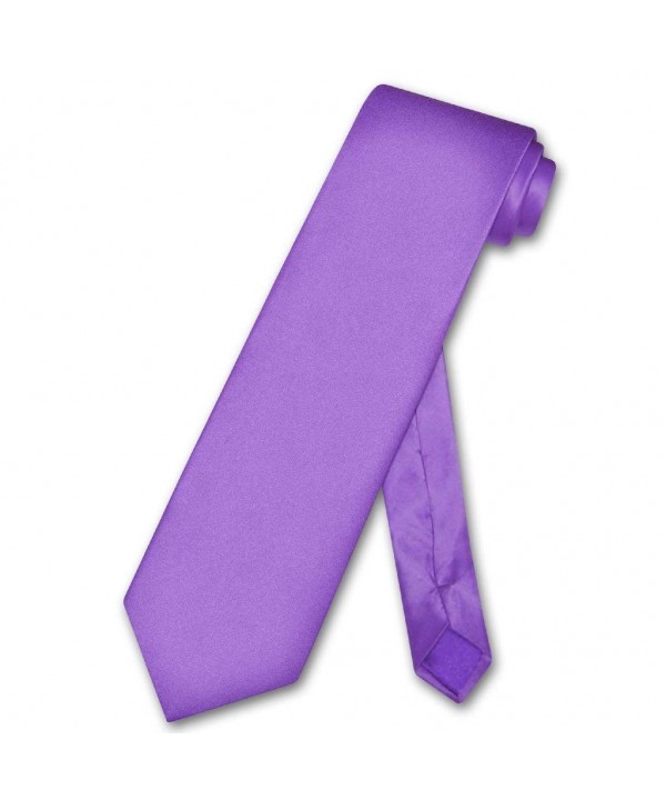 Biagio NeckTie EXTRA Solid PURPLE