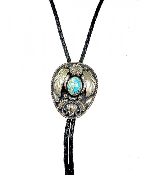 Alpaca Silver Turquoise Western Style