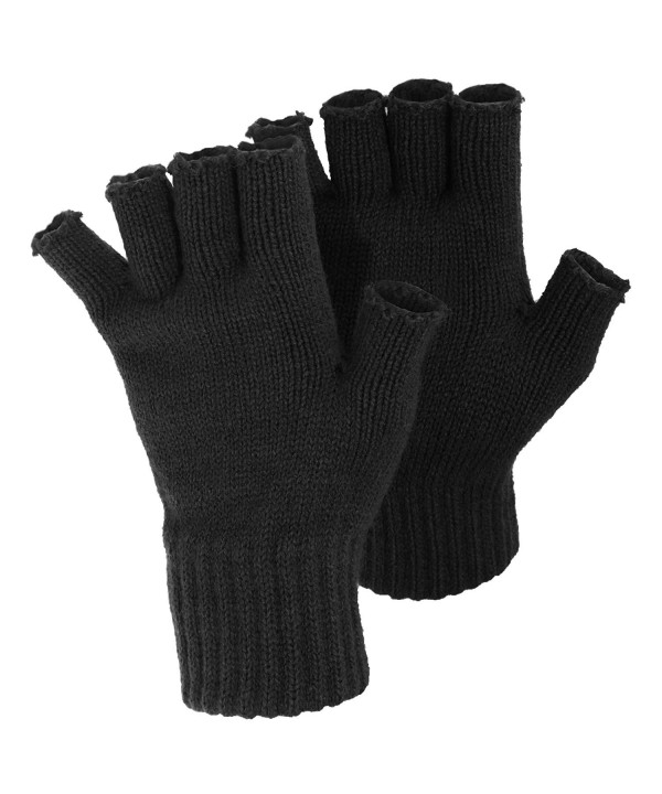Ladies Womens Winter Fingerless Gloves
