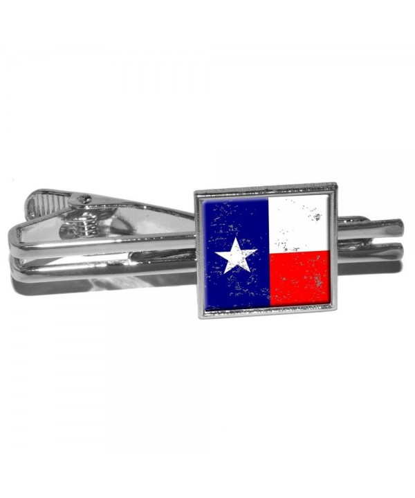 Texas Flag Distressed Square Clasp