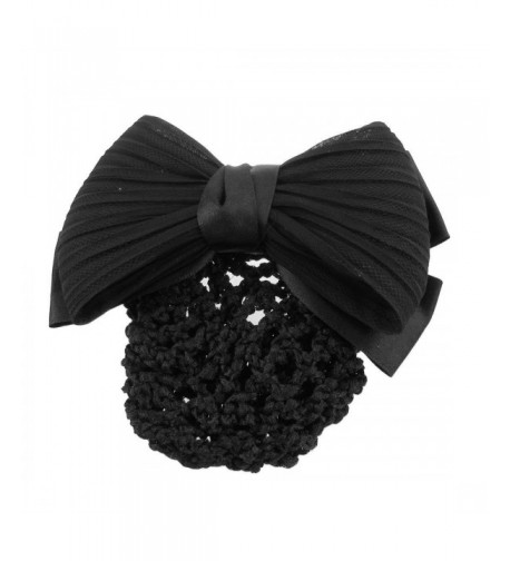 SODIAL Woman Ruched Bowknot Barrette