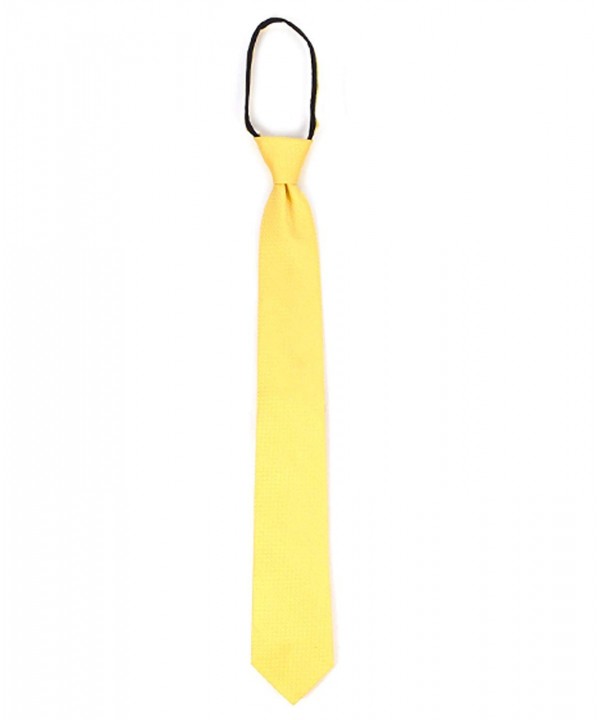 Mens Imprinted Solid Zipper Yellow