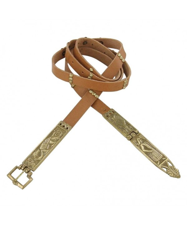 Medieval Chaucer Tan Leather Belt