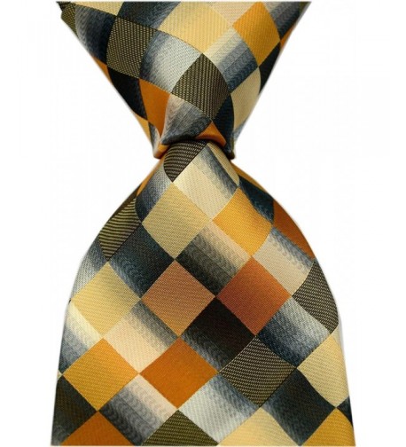 Elfeves Classic Designer Patchwork Necktie