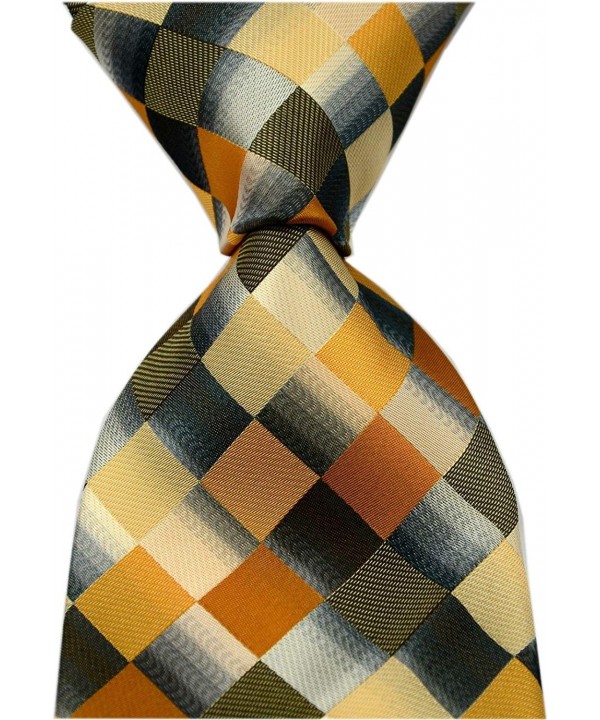 Elfeves Classic Designer Patchwork Necktie