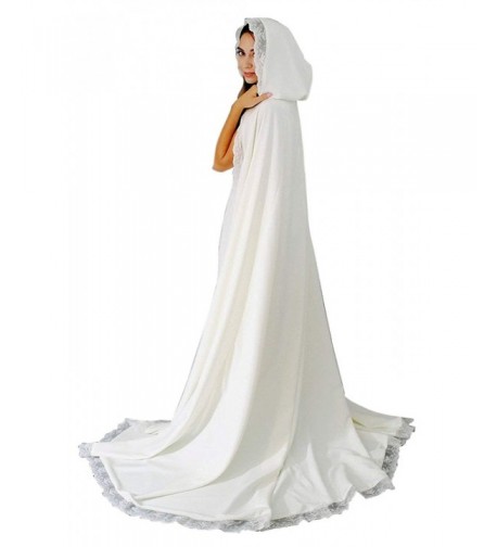 Womens Wedding Hooded Cloak Bride