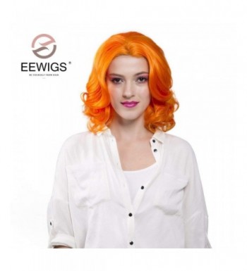 EEWIGS Orange Synthetic Glueless Resistant