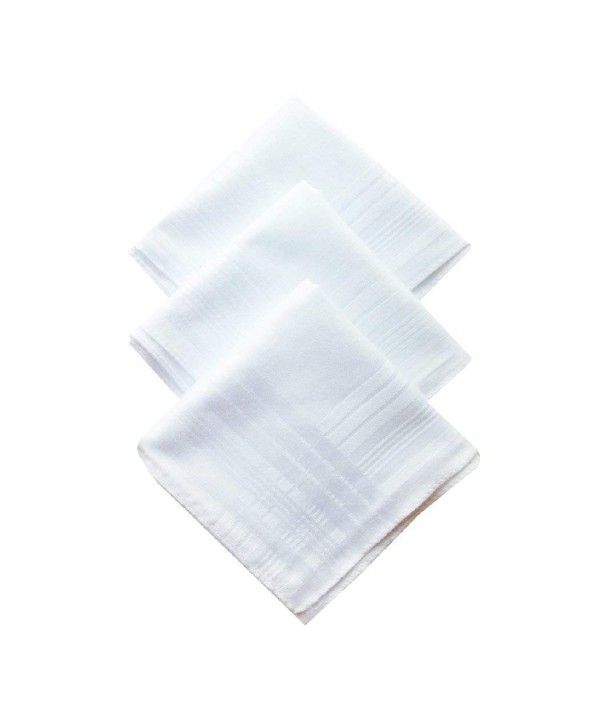 Mens Cotton Handkerchief Hankies White