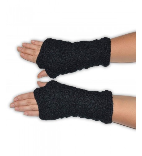 Invisible World Fingerless Fleece Lined Texting