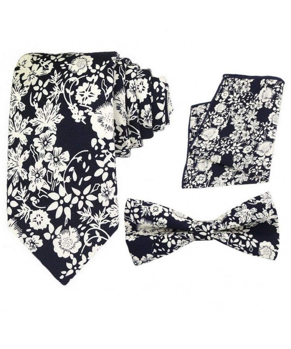 Ukerdo Floral Skinny Necktie Wedding