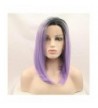 Purple Synthetic Straight Glueless Resistant