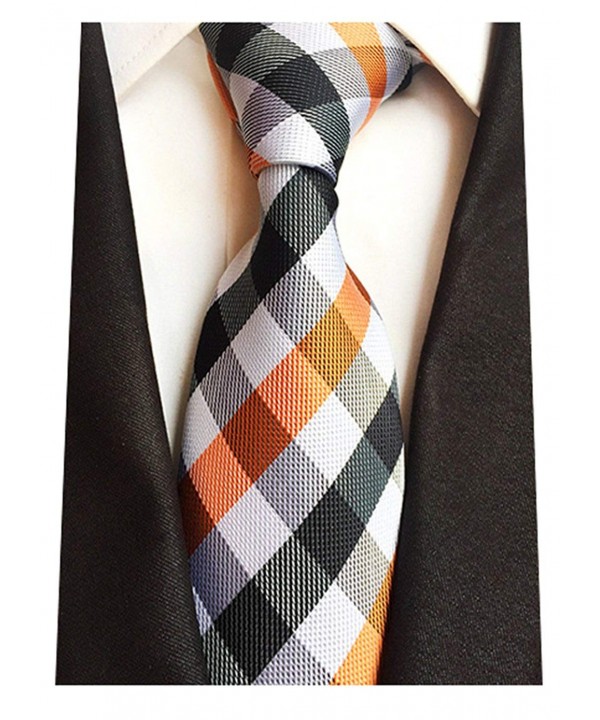 MINDENG Tartan Business Neckties Leisure