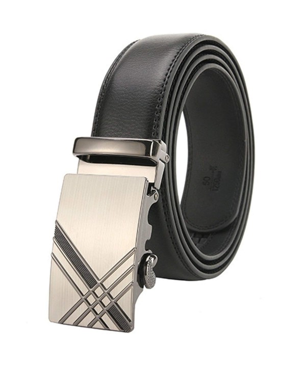 Mens Automatic Buckle Leather Belts