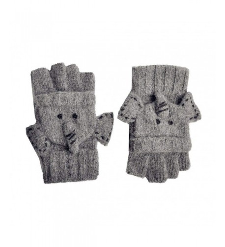 YAN LEI Elephant Knitted Gloves