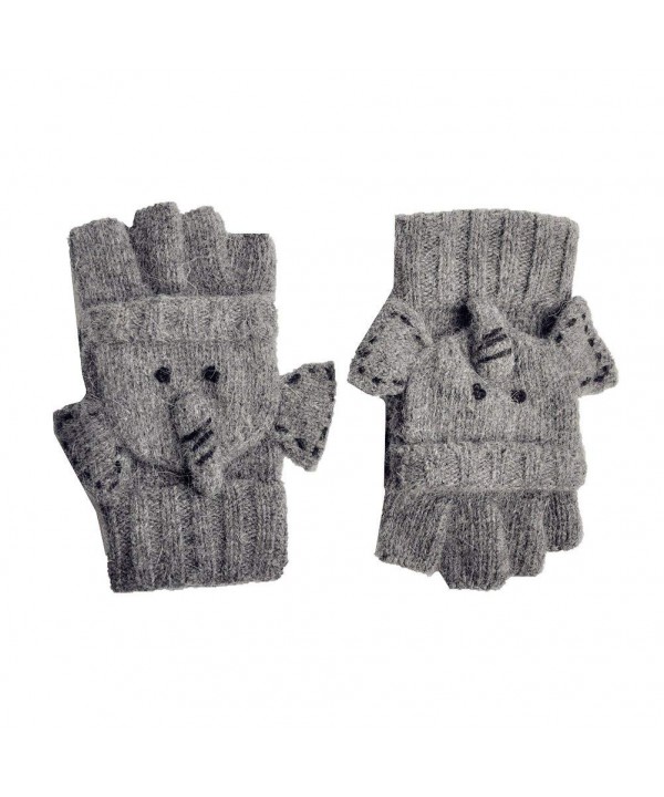 YAN LEI Elephant Knitted Gloves