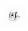 White Functional Square Cufflinks Cleaner