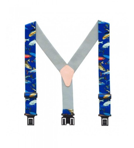 Perry Mens Mixed Fish Suspenders
