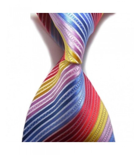 Classic Necktie Striped Formal Rainbow