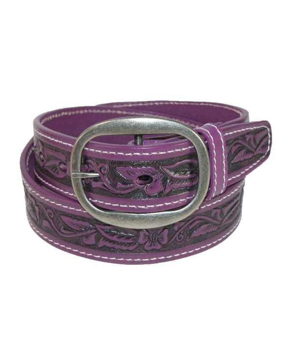 CTM Leather Western Embossed Removable